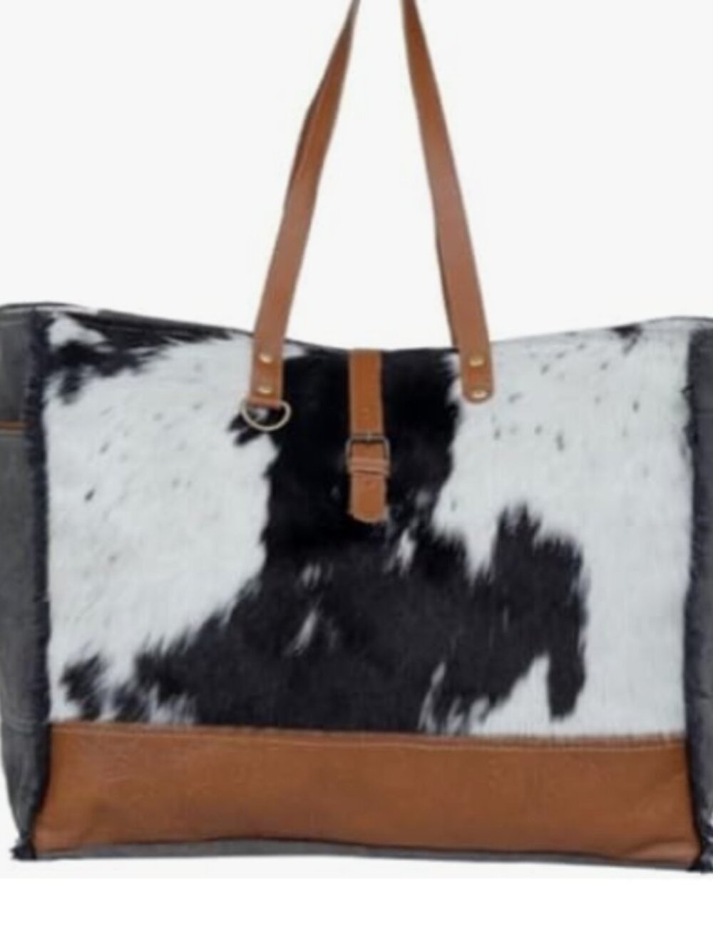 Myra Bag Matty Affair Canvas & Hairon Bag NWT